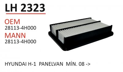 LH 2323 OEM 28113-4H000 MANN 28113-4H000 