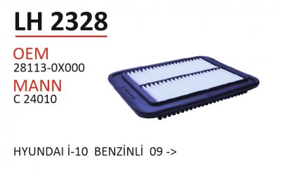 LH 2328 OEM 28113-0X000 MANN C24010 